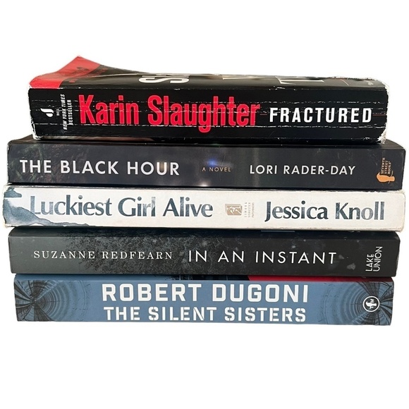 Bundle of 5 Suspense Thriller Books - Picture 1 of 3